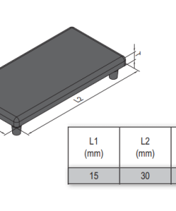End Cap PG15 - 15x30