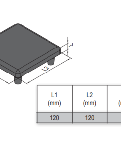 End Cap PG40 - 120x120