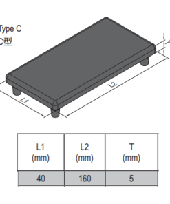 End Cap PG40 - 40x160