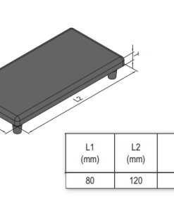 End Cap PG40 - 80x120