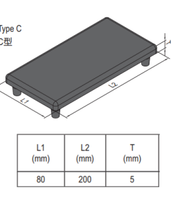 End Cap PG40 - 80x200