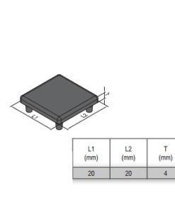 End Cap PG20 - 20x20