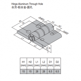 Hinge PG30/30