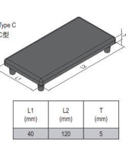 End Cap PG40 - 40x120