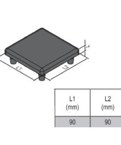 End Cap PG50 - 100x100