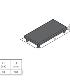 End Cap PG50 - 50x100