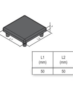 End Cap PG50 - 50x50