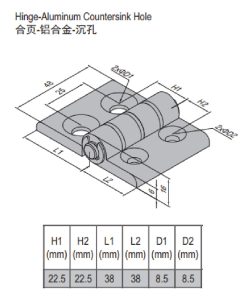Hinge PG45/45 Set