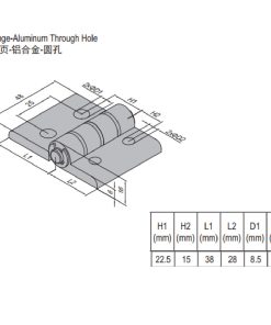 Hinge PG30/45 Set