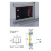 Sliding Door Profile 10 - 3m Bar Set Incl. PE Bar