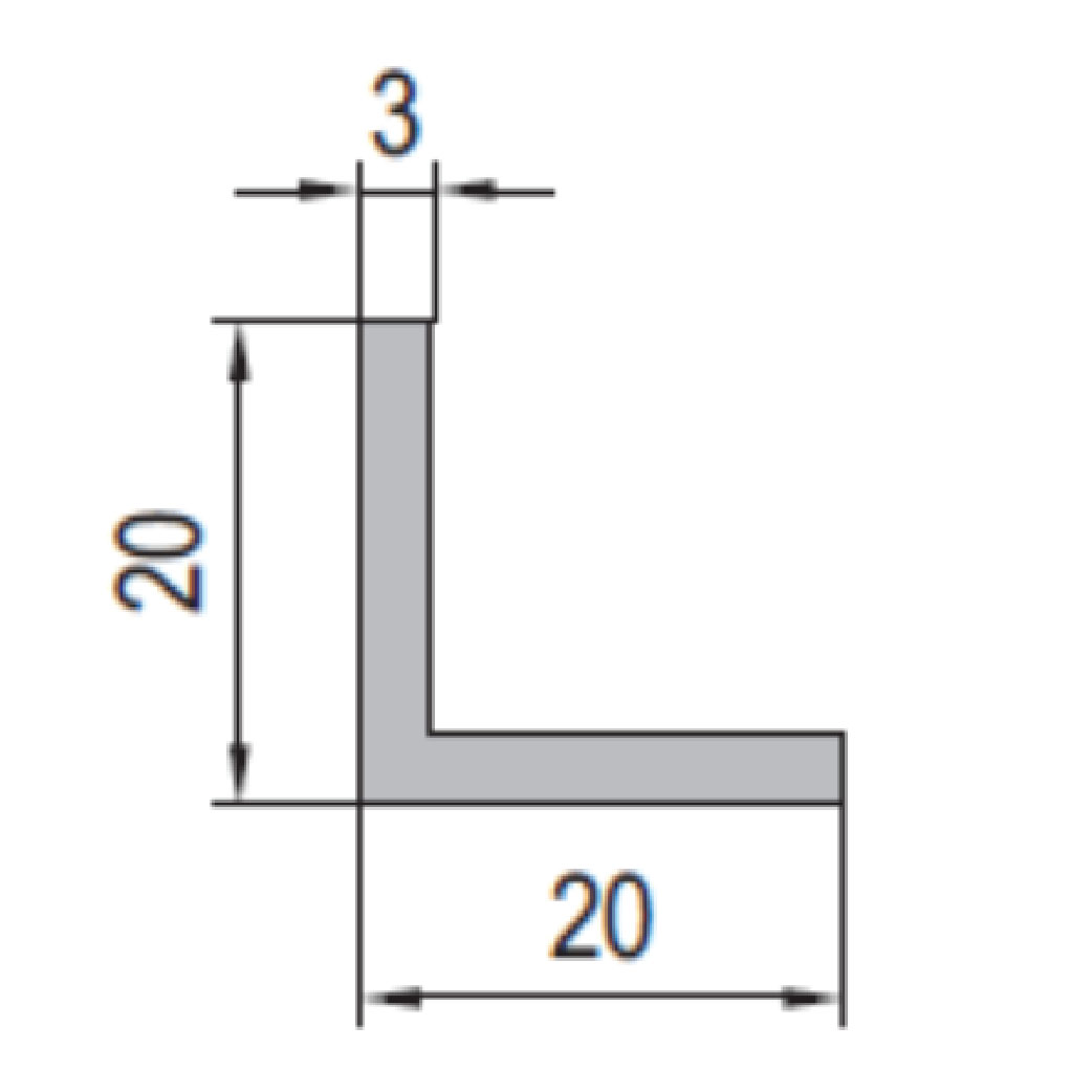 Angle Profile 20x20x3