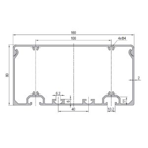 Conduit Profile PG40 80x160