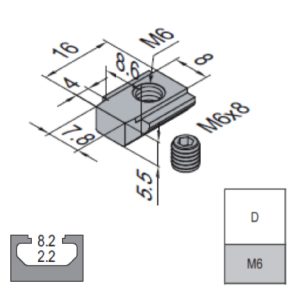 Anti-Torsion Subsequent Nut