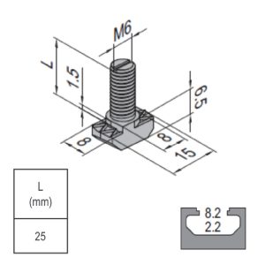 T Bolt - 8 - 25 PG30