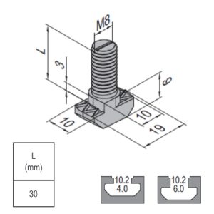 T Bolt - 10 - 30 PG40/45/50/60