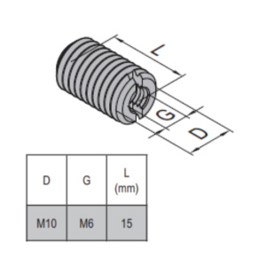 Hole Reducer Bolt M10/M6