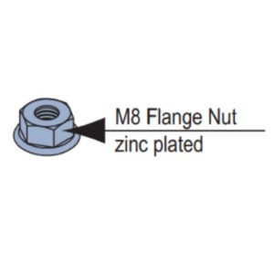 M8 Flange Nut