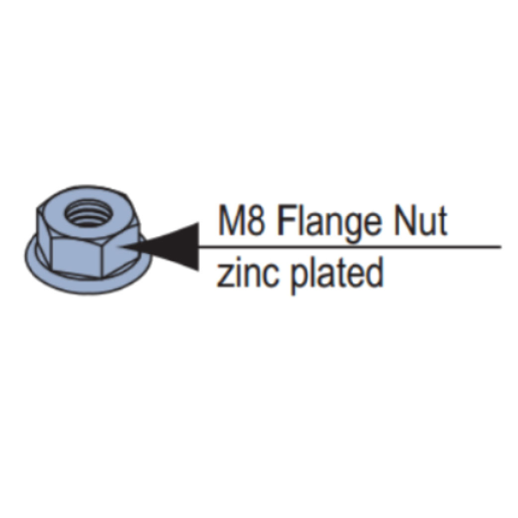 M8 Flange Nut