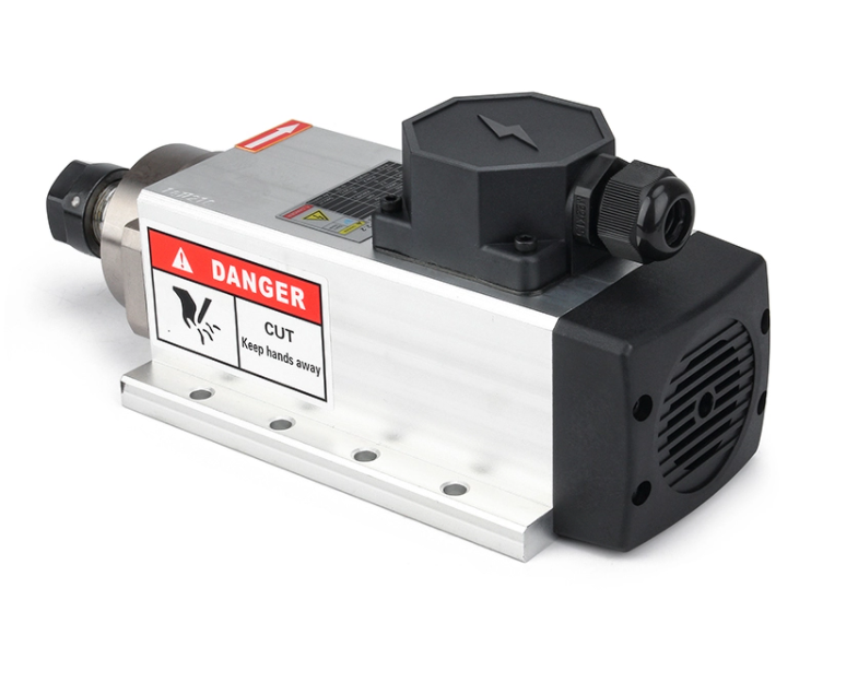 3.5kW Air Cooled Spindle Motor for CNC Router 220V - ER20 Collet + 3.7kW VFD Inverter - Image 2
