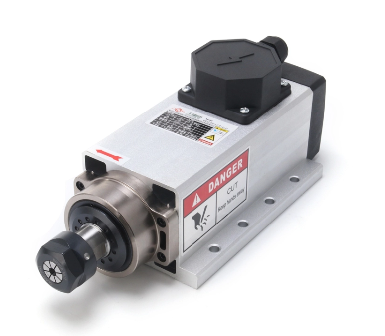 3.5kW Air Cooled Spindle Motor for CNC Router 220V - ER20 Collet + 3.7kW VFD Inverter
