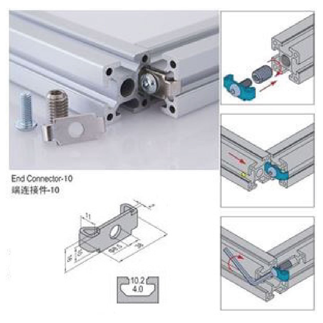 End Connector PG40 & Set