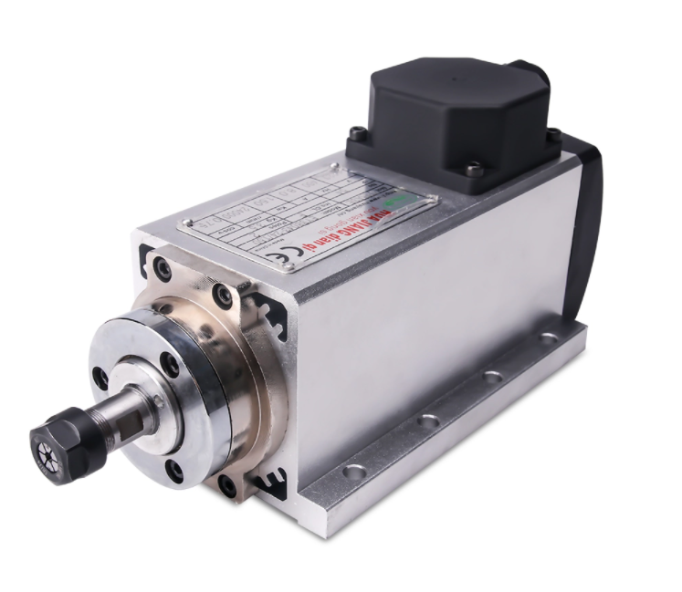 3kW Air Cooled Spindle Motor for CNC Router 220V - ER20 Collet + 3.7kW VFD Inverter