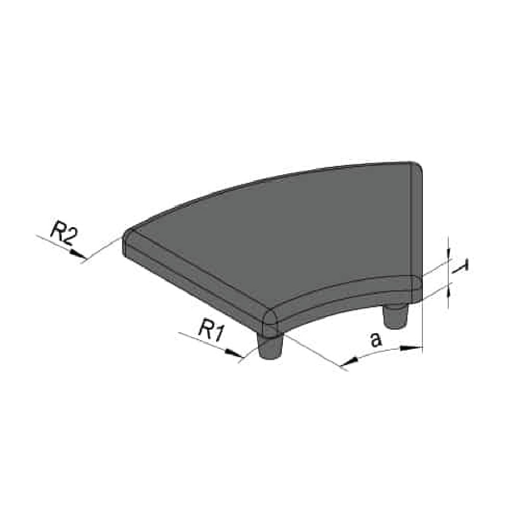 End Cap PG45 - 45x45 L