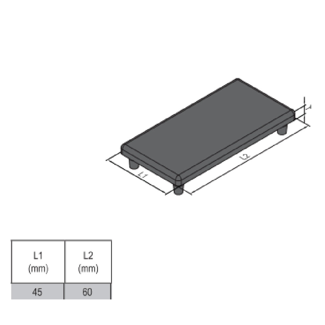 End Cap PG45 - 45x60