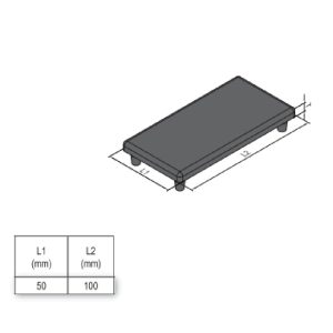 End Cap PG50 - 50x100