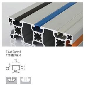 T-Slot Cover - 6 Blue PG15/20