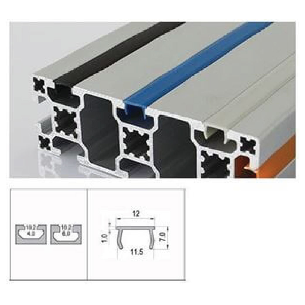 T-Slot Cover - 8 Blue PG30