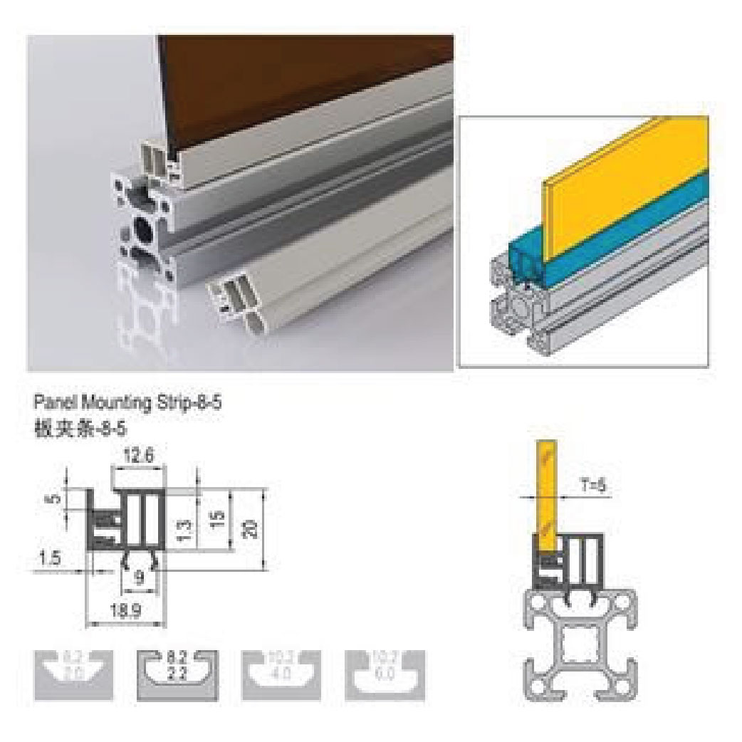 Panel Mounting Strip 2000mm