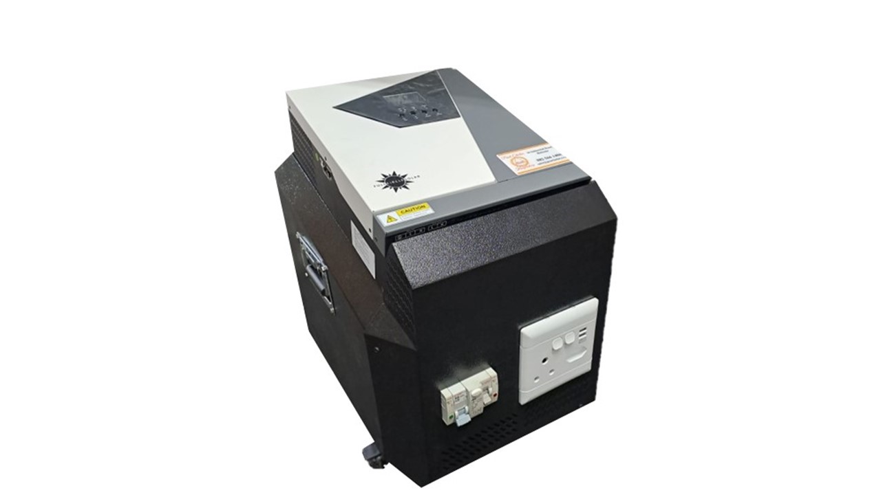 Axpert 3Kva 3000w + 2 x 100AH Lithium Batteries Power Trolley