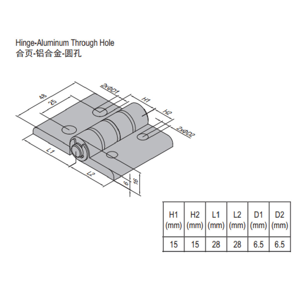 Hinge PG30/30 Set