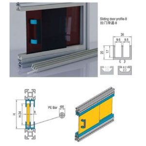 Sliding Door Profile 8 - 3m Bar Set