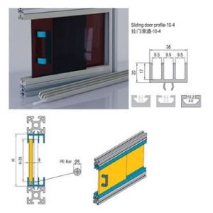 Sliding Door Profile 10 - 3m Bar