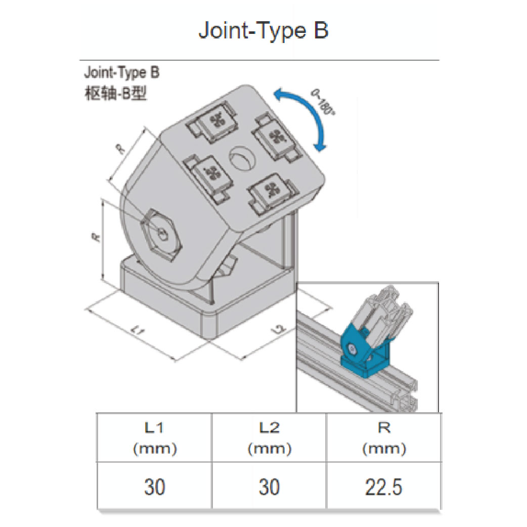 Joint - Type B - 3030