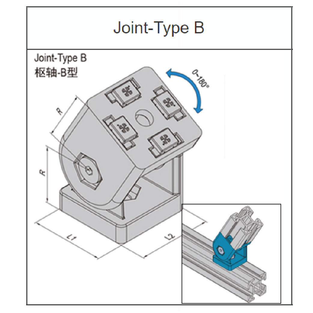 Joint - Type B - 40x40