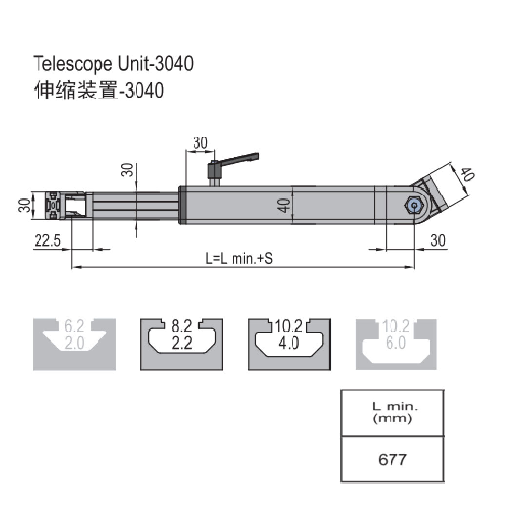 Telescope Unit 3040 (350 to 500)