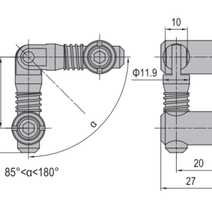 Anchor Connector PG40 Miter