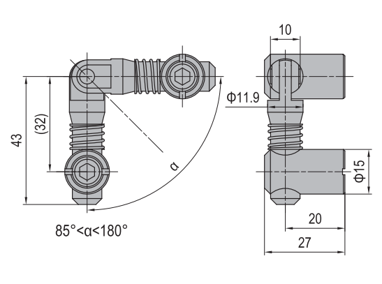 Anchor Connector PG40 Miter