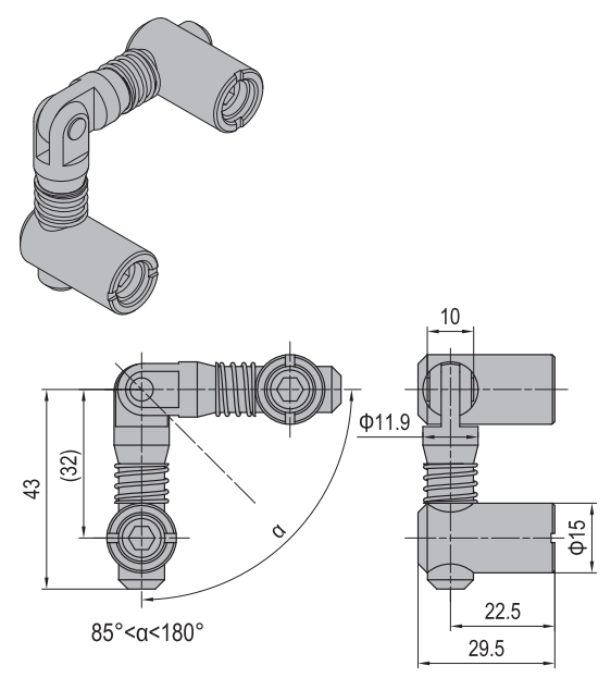 Anchor Connector PG45 Miter