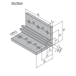 AP Bracket 35x35 PG20-60