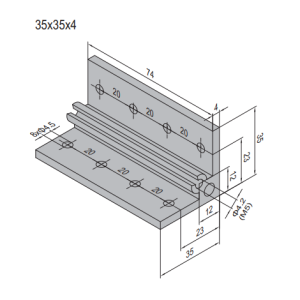 AP Bracket 35x35 PG20-80