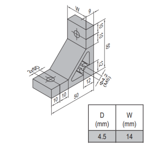 AP Bracket 50x50 PG20-20