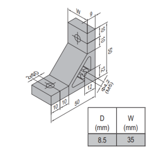 AP Bracket 50x50 PG45-45