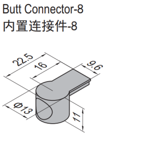 Butt Connector - 8 - PG30