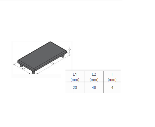 End Cap PG20 - 20x40