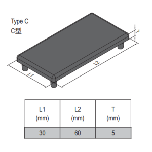 End Cap PG30 - 30x60