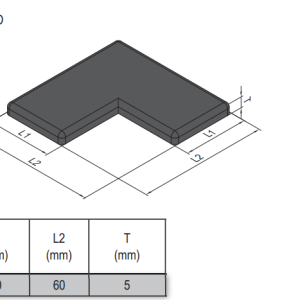 End Cap PG30 - 60x60 L